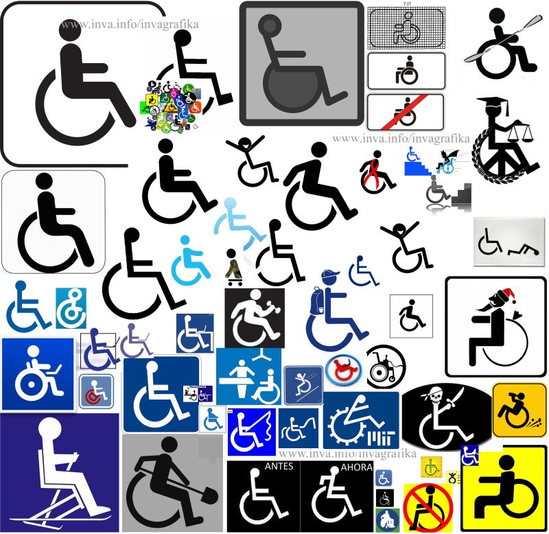 Пиктограммы и знаки инвалид на коляске инвалид подборка логотипов и графических изображений